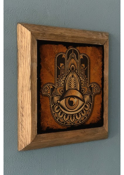 Masif Çerçeveli Taş Tablo- Duvar Dekoru- Oscar Stone Decor 28X28 Cm-Wall Decor fiyatları