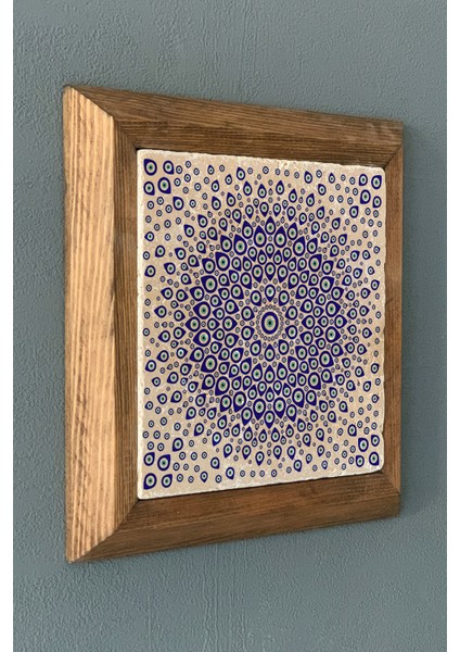 Masif Çerçeveli Taş Tablo- Duvar Dekoru- Oscar Stone Decor 28X28 Cm-Wall Decor fiyatları