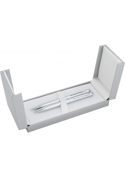 Vision Tükenmez & Versatil Kalem Seti Parlak Krom P815-2TV