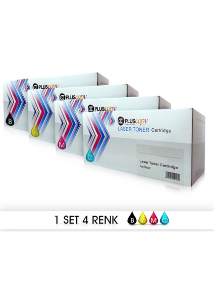 4 Adet Samsung CLP320/CLP325 (K407S) Uyumlu Muadil Toner (2000 Sayfa) - 320/ 321/ 325/ 326/ 3180/ 3185/ 3186