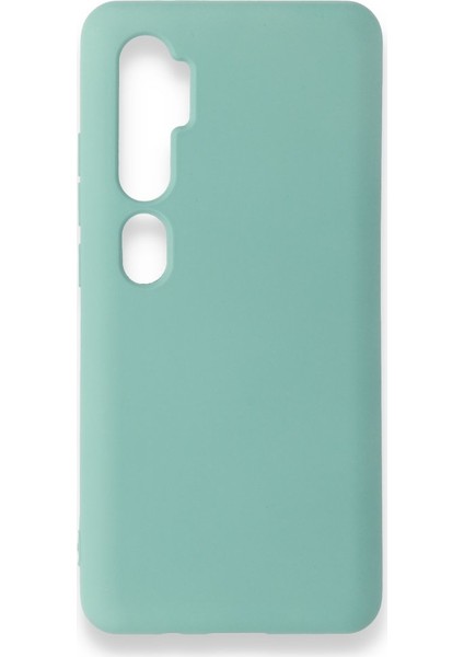 Dtech Xiaomi Mi Note 10 Pro Kılıf Silikon Içi Kadife Nano - Turkuaz