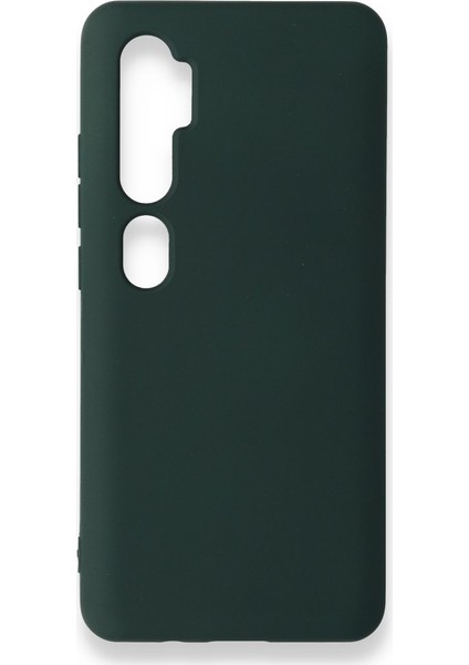 Xiaomi Mi Note 10 Pro Kılıf Silikon Içi Kadife Nano - Siyah