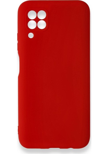 Huawei P40 Lite Kılıf Silikon Içi Kadife Nano - Kırmızı