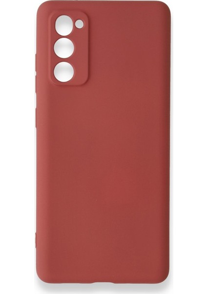 Samsung Galaxy S20 Fe Kılıf Silikon Içi Kadife Nano - Kiremit