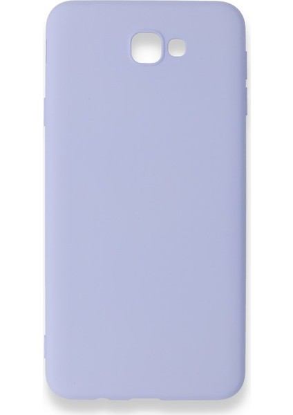 Samsung Galaxy J7 Prime Kılıf Silikon Içi Kadife Nano - Lila