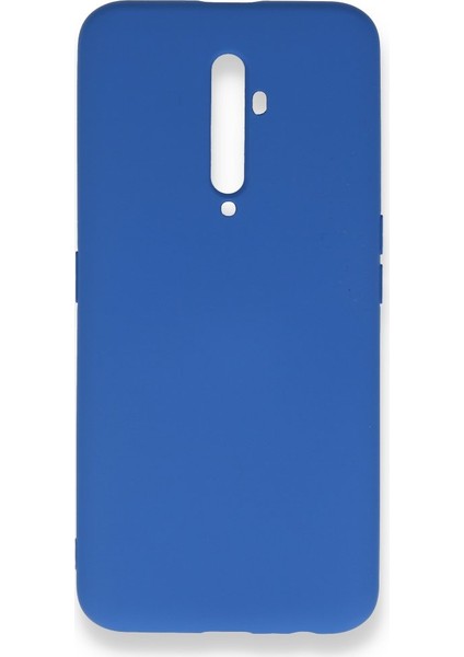 Dtech Oppo Reno 2z Kılıf Silikon Içi Kadife Nano - Mavi