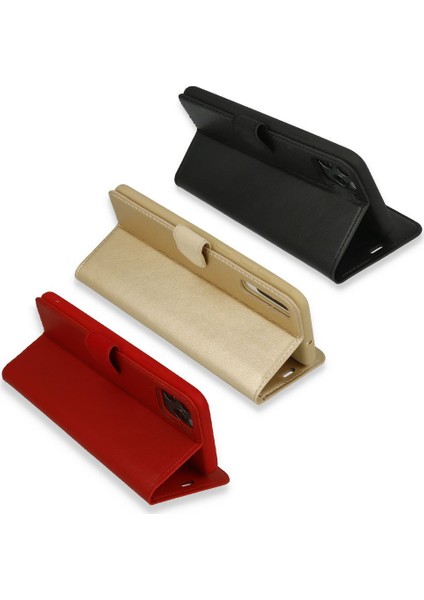 Reeder P13 Blue Kılıf Kapaklı Cüzdan Standlı - Kırmızı modelleri