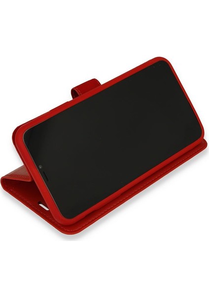 Reeder P13 Blue Kılıf Kapaklı Cüzdan Standlı - Kırmızı fırsatları