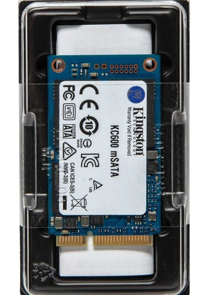 Kc600 256GB 550-500MB Msata SSD