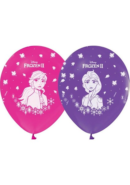 Frozen Iı Çepeçevre Baskılı Balon 10 Adet