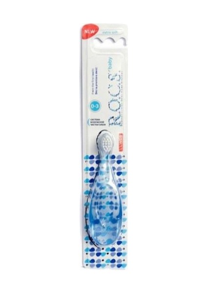 Baby 0-3 Yaş Diş Fırçası - Mavi Ekstra Yumuşak Soft