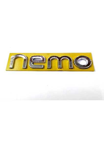 Cıtroen Nemo Kromaj Kaplama Bagaj Yazısı (170MM-30MM)