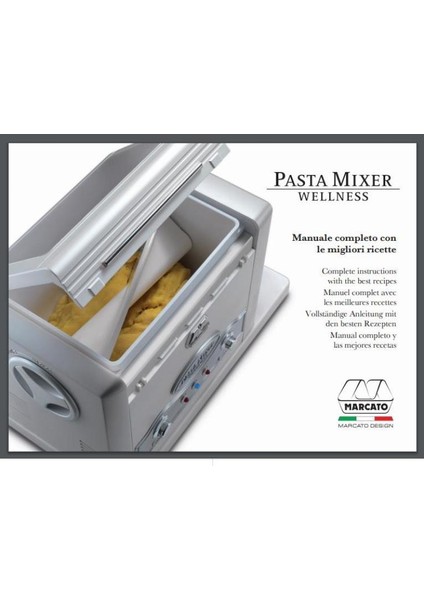 Pasta Fresca Mixer Set, Hamur Yoğurma, Erişte Makarna Kesme Makinesi