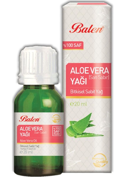 Aloe Vera (Sarı Sabır) Yağı Maserasyon 20 ml 2 'li