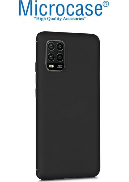 Xiaomi Mi 10 Lite - Mi 10 Youth Elektrocase Serisi Kamera Korumalı Silikon Kılıf - Siyah