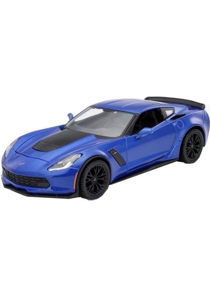 1:24 Ölçekli Mavi 2015 Corvette Z06 fiyatları