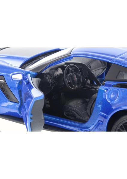 1:24 Ölçekli Mavi 2015 Corvette Z06 fırsatları