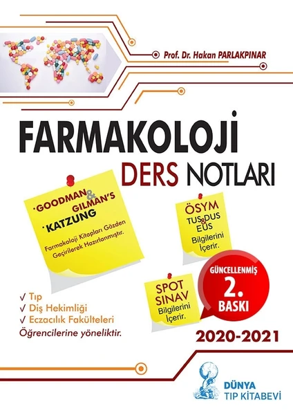 Farmakoloji Ders Notları  - Hakan Parlakpınar