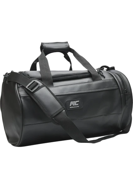 Elite Duffel Bag Silindir Spor Çanta Siyah