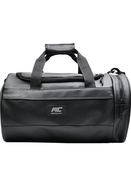 Elite Duffel Bag Silindir Spor Çanta Siyah