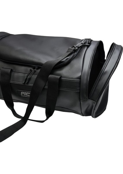 Elite Duffel Bag Silindir Spor Çanta Siyah