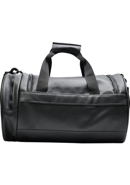 Elite Duffel Bag Silindir Spor Çanta Siyah