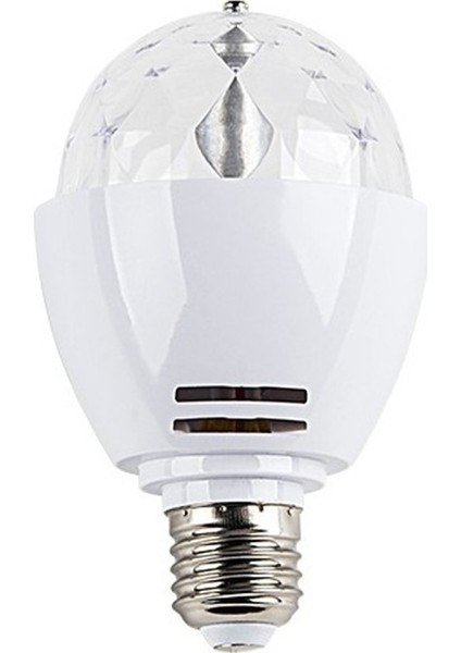 Disco Ampul - 3W- E27 - LED Ampul, Rgb