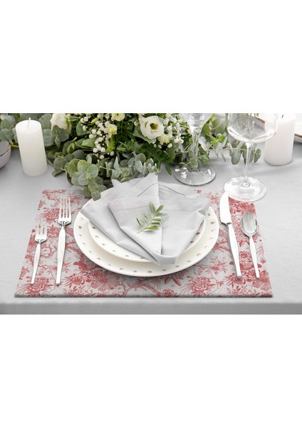 Home Red Garden Kumaş Amerikan Servis 4'lü Set 35X50CM fiyatları