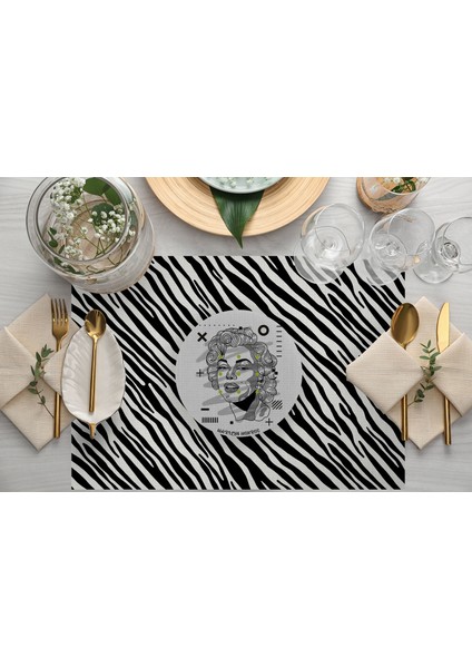 Home Iconic People Kumaş Amerikan Servis 4'lü Set 35X50CM