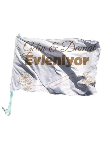 Gelin & Damat Evleniyor 30 x 45 cm 30 Adet