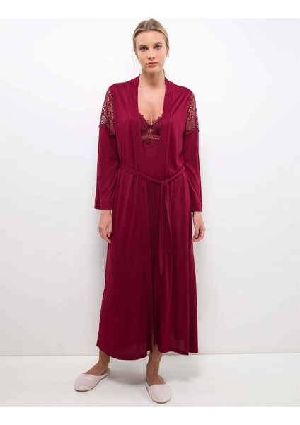 5045 6'lı Penye Dantelli Pijama Gecelik Çeyiz Seti fiyatları