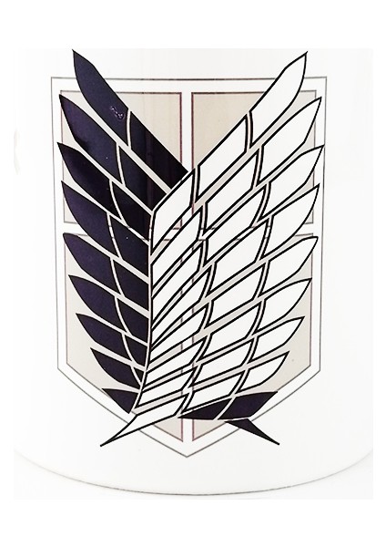 Attack On Titan Keşif Birliği Logo Kupa Bardak