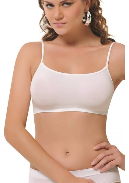 Ince Askılı Kadın Dikişsiz Büstiyer 2415