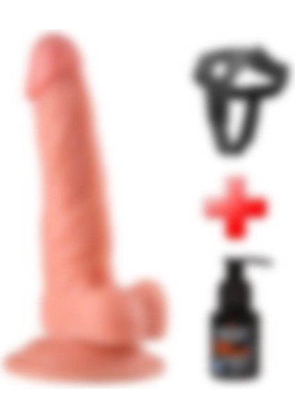Odins Shop 19,5 Cm Belden Bağlamalı Vantuzlu Dildo Penis