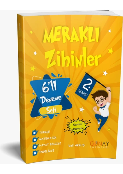 Günay Yayınları Gün&Ay Yayınları 2. Sınıf Meraklı Zihinler Etkinlikli Tüm Dersler Soru Bankası