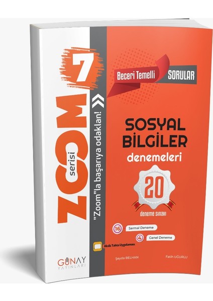 Gün&Ay Yayınları 7. Sınıf LGS Zoom Sosyal Bilgiler 10'Lu Deneme