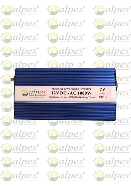 1000 W 12 Volt Tam Sinüs Inverter