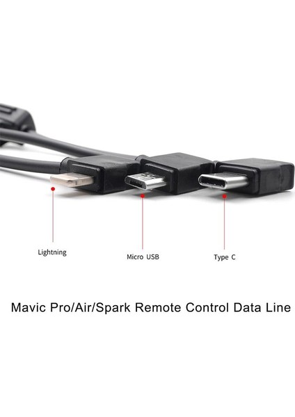 Djı Mavic Pro Ios Veri Kablosu 10 cm Telefonlar Için Siyah Renk fırsatları