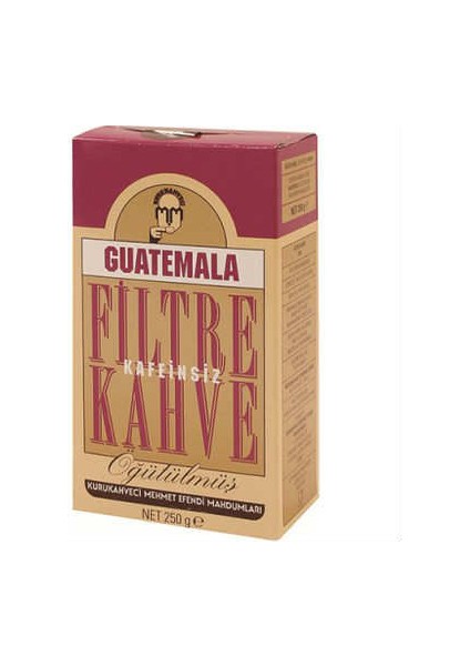Guatemala Filtre Kahve (Kafeinsiz) 250 gr Vakum Torba