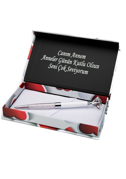 Elmas Model Tükenmez Kalem Anneler Gününe Özel