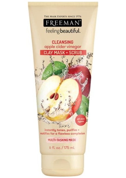 Elma Sirkeli Köpüklü Kil Maske + Scrub 175 ml