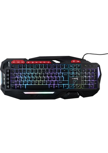 BladeDancer TR-GK103 USB Kablolu Gaming Standart Q Rainbow Aydınlatma Klavye