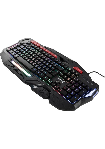 BladeDancer TR-GK103 USB Kablolu Gaming Standart Q Rainbow Aydınlatma Klavye