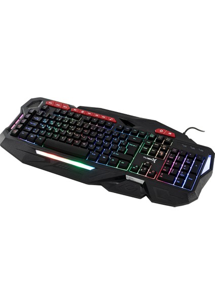 BladeDancer TR-GK103 USB Kablolu Gaming Standart Q Rainbow Aydınlatma Klavye