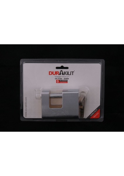 Durakılıt DK6380 Yandan Acmalı Krom Klıt