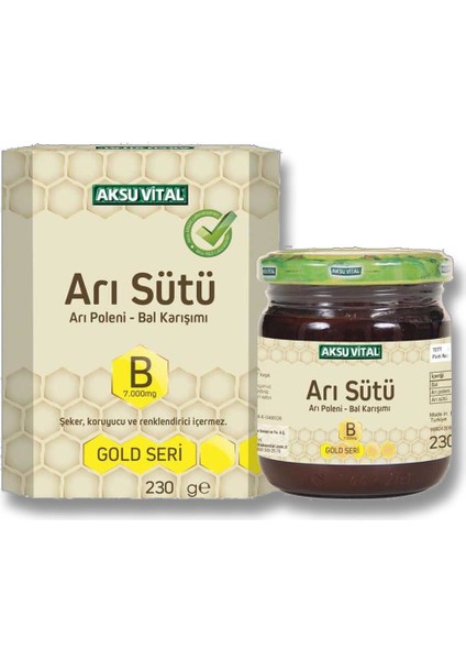 Arı Sütü Polen & Ham Bal Karışımı 3 x 220 gr