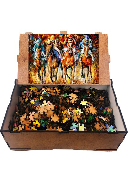 Leonid Afremov 3 1000 Parça Ahşap Puzzle Yapboz