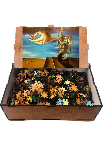 Salvador Dali 1000 Parça Ahşap Puzzle Yapboz