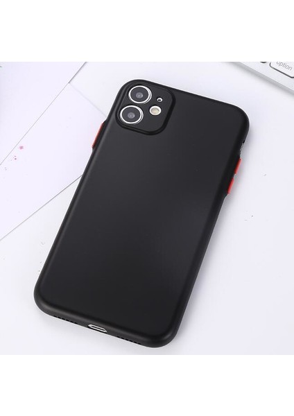 Apple iPhone 12 Kılıf Ultra Ince Pp Kapak Siyah