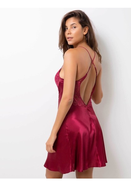 4300 Saten Çeyizlik 2'li Gecelik & Sabahlık Set